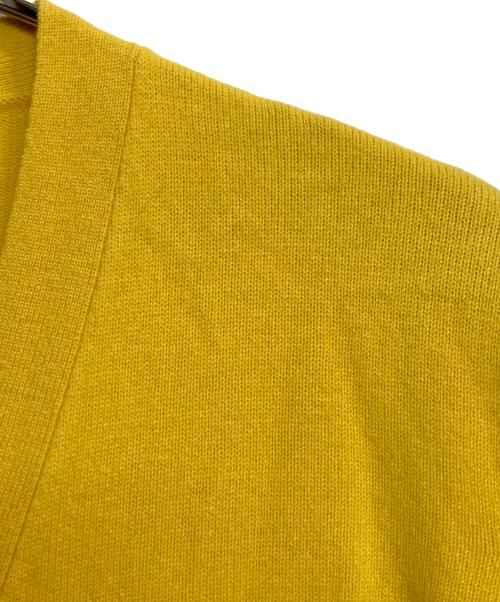 Diagram（ダイアグラム）Diagram (ダイアグラム) メリノウールニットカーディガン イエロー サイズ:36の古着・服飾アイテム