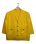 Diagram（ダイアグラム）の古着「メリノウールニットカーディガン」｜イエロー