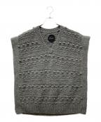 pheetaフィータ）の古着「Clara ニットベスト」｜グレー