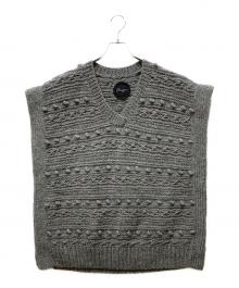 pheeta（フィータ）の古着「Clara ニットベスト」｜グレー
