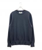 AK+1エーケーワン）の古着「ミラノリブクルーニット」｜チャコールグレー