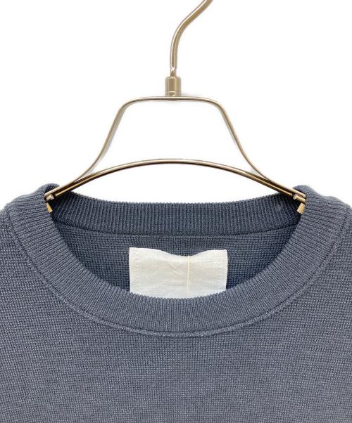 AK+1（エーケーワン）AK+1 (エーケーワン) ミラノリブクルーニット チャコールグレー サイズ:FREE 未使用品の古着・服飾アイテム