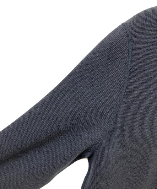 AK+1（エーケーワン）AK+1 (エーケーワン) ミラノリブクルーニット チャコールグレー サイズ:FREE 未使用品の古着・服飾アイテム