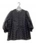 Demi-Luxe Beams (デミルクス ビームス) エンブロイダリー パフスリーブ ブラウス ブラック サイズ:38 未使用品：6000円