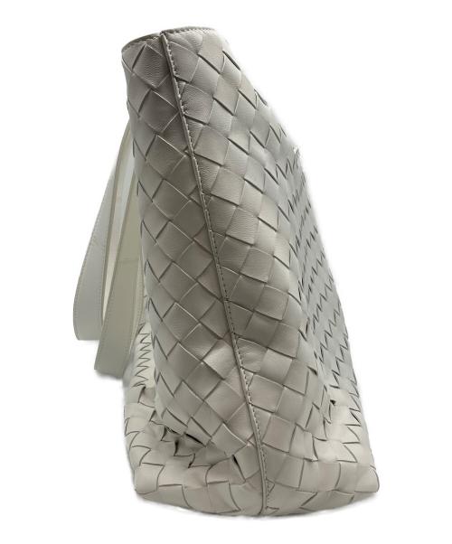 BOTTEGA VENETA（ボッテガベネタ）BOTTEGA VENETA (ボッテガベネタ) トートバッグ ホワイト×グリーンの古着・服飾アイテム