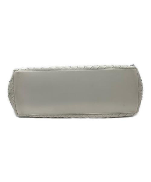 BOTTEGA VENETA（ボッテガベネタ）BOTTEGA VENETA (ボッテガベネタ) トートバッグ ホワイト×グリーンの古着・服飾アイテム