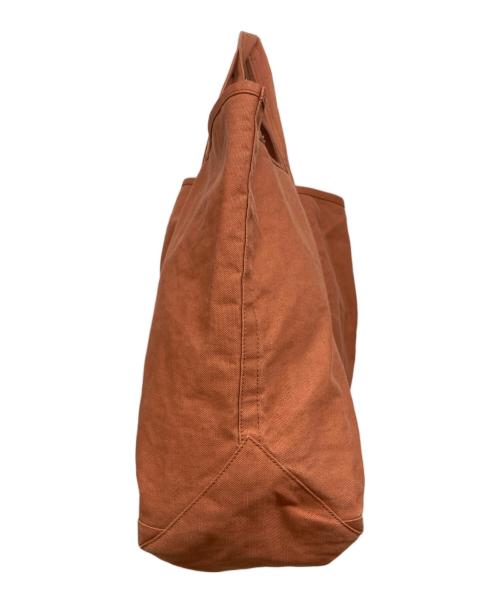 JAMES PERSE（ジェームスパース）JAMES PERSE (ジェームスパース) コットンリネン キャンバストートバッグ オレンジの古着・服飾アイテム