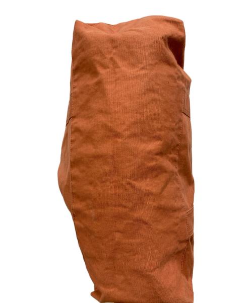 JAMES PERSE（ジェームスパース）JAMES PERSE (ジェームスパース) コットンリネン キャンバストートバッグ オレンジの古着・服飾アイテム