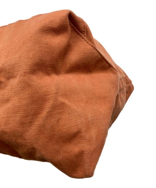 JAMES PERSE（ジェームスパース）JAMES PERSE (ジェームスパース) コットンリネン キャンバストートバッグ オレンジの古着・服飾アイテム