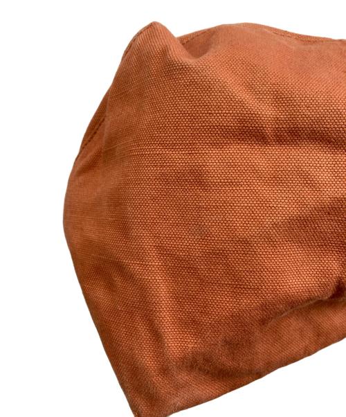 JAMES PERSE（ジェームスパース）JAMES PERSE (ジェームスパース) コットンリネン キャンバストートバッグ オレンジの古着・服飾アイテム