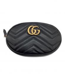 GUCCI（グッチ）の古着「キルティングベルトバッグ」｜ブラック