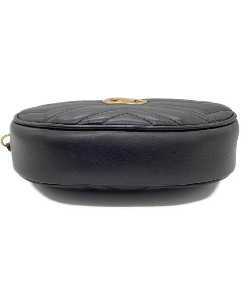 GUCCI（グッチ）GUCCI (グッチ) キルティングベルトバッグ ブラックの古着・服飾アイテム