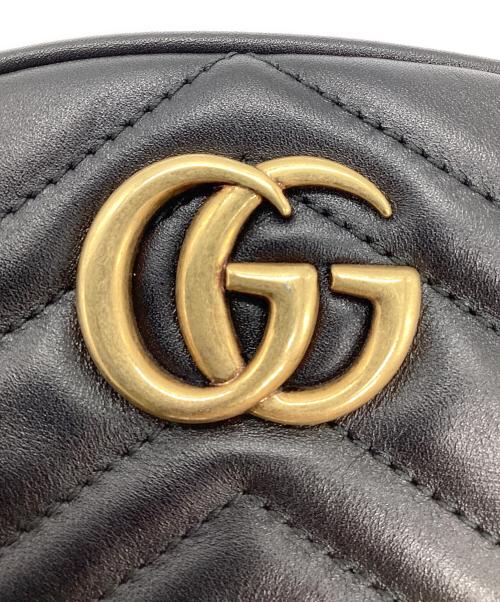 GUCCI（グッチ）GUCCI (グッチ) キルティングベルトバッグ ブラックの古着・服飾アイテム