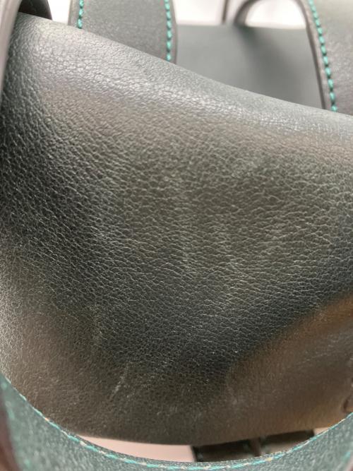 LOEWE（ロエベ）LOEWE (ロエベ) ドローストリングバックパック ダークグリーンの古着・服飾アイテム