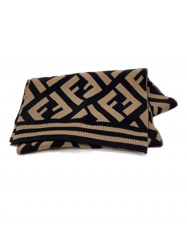 中古・古着通販】FENDI (フェンディ) ズッカ柄マフラー ブラウン