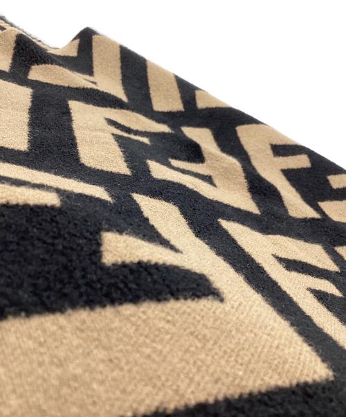 FENDI（フェンディ）FENDI (フェンディ) ズッカ柄マフラー ブラウン×ブラック サイズ:下記参照の古着・服飾アイテム