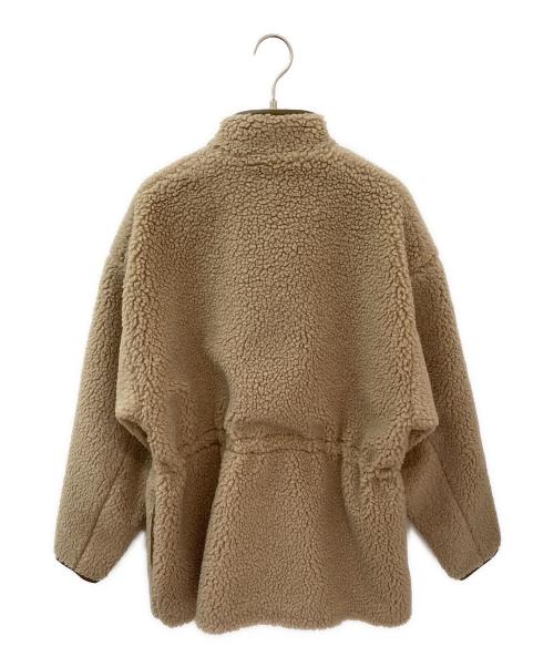 THIRD MAGAZINE（サードマガジン）THIRD MAGAZINE (サードマガジン) ボアミリタリーブルゾン グレージュ サイズ:９の古着・服飾アイテム