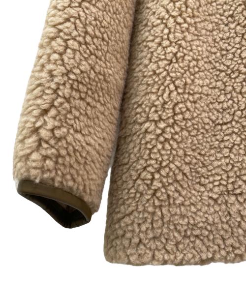 THIRD MAGAZINE（サードマガジン）THIRD MAGAZINE (サードマガジン) ボアミリタリーブルゾン グレージュ サイズ:９の古着・服飾アイテム