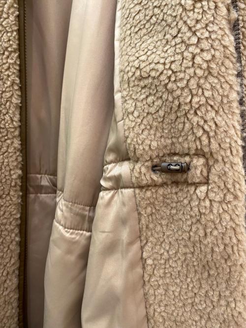 THIRD MAGAZINE（サードマガジン）THIRD MAGAZINE (サードマガジン) ボアミリタリーブルゾン グレージュ サイズ:９の古着・服飾アイテム