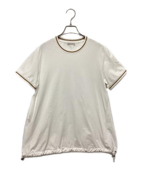 MONCLER（モンクレール）MONCLER (モンクレール) GIROCOLLOTシャツ ホワイト サイズ:Mの古着・服飾アイテム