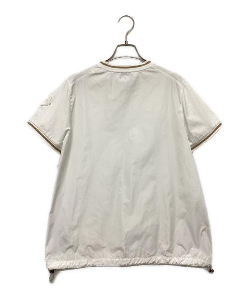 MONCLER（モンクレール）MONCLER (モンクレール) GIROCOLLOTシャツ ホワイト サイズ:Mの古着・服飾アイテム