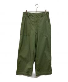 MADISON BLUE（マディソンブルー）の古着「FATIGUE PANTS L.oz BS MNS」｜グリーン