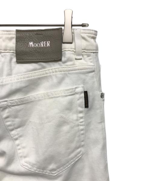 MOORER（ムーレー）MOORER (ムーレー) CREDI-DRL スリムフィットパンツ ホワイト サイズ:76cm (W30)の古着・服飾アイテム