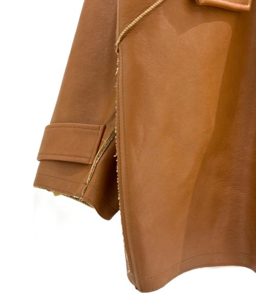 ETRE TOKYO（エトレトウキョウ）ETRE TOKYO (エトレトウキョウ) マルチファブリックリバーシブルコート ブラウン サイズ:Mの古着・服飾アイテム