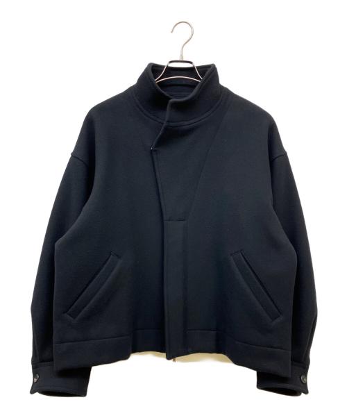 stein（シュタイン）stein (シュタイン) OVER SLEEVE MELTON JACKET ブラック サイズ:Sの古着・服飾アイテム