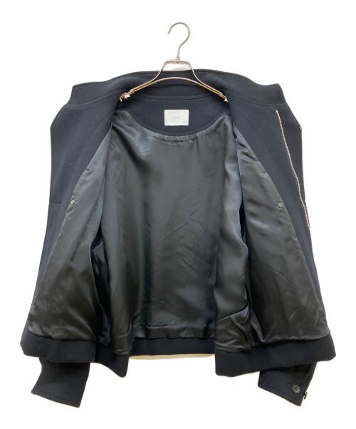 stein（シュタイン）stein (シュタイン) OVER SLEEVE MELTON JACKET ブラック サイズ:Sの古着・服飾アイテム