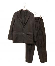 THE GIGI（ザ・ジジ）の古着「ヘリンボーンセットアップスーツ」｜ブラック
