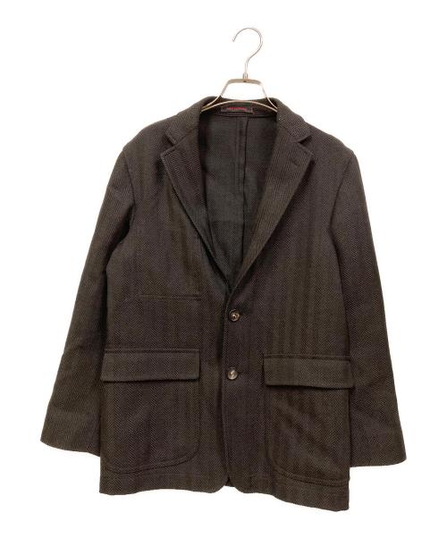THE GIGI（ザ・ジジ）THE GIGI (ザ・ジジ) ヘリンボーンセットアップスーツ ブラック サイズ:SIZE 42の古着・服飾アイテム