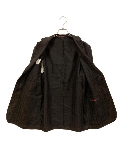 THE GIGI（ザ・ジジ）THE GIGI (ザ・ジジ) ヘリンボーンセットアップスーツ ブラック サイズ:SIZE 42の古着・服飾アイテム