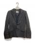 Saint Laurent Paris（サンローランパリ）の古着「エルボーパッチテーラードジャケット」｜ブラック