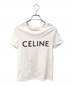 CELINEセリーヌ）の古着「ロゴプリントTシャツ」｜ホワイト