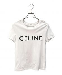 CELINE（セリーヌ）の古着「ロゴプリントTシャツ」｜ホワイト