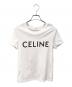 CELINE（セリーヌ）の古着「ロゴプリントTシャツ」｜ホワイト