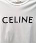 中古・古着 CELINE (セリーヌ) ロゴプリントTシャツ ホワイト サイズ:XS：27000円