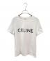 CELINE（セリーヌ）の古着「ロゴプリントTシャツ」｜ホワイト