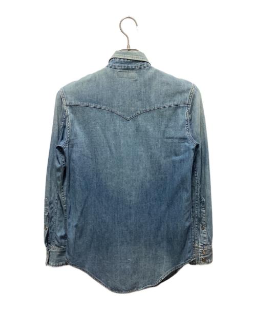 Saint Laurent Paris（サンローランパリ）Saint Laurent Paris (サンローランパリ) デニムウエスタンシャツ インディゴ サイズ:ＸＳの古着・服飾アイテム