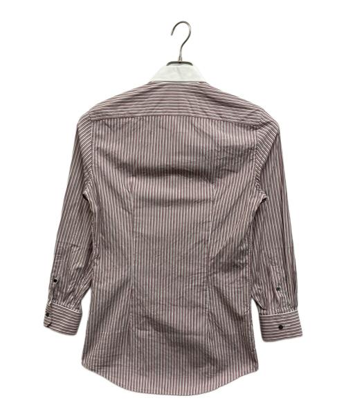 GUCCI（グッチ）GUCCI (グッチ) ストライプシャツ レッド サイズ:38の古着・服飾アイテム