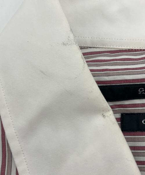 GUCCI（グッチ）GUCCI (グッチ) ストライプシャツ レッド サイズ:38の古着・服飾アイテム