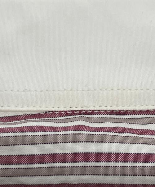 GUCCI（グッチ）GUCCI (グッチ) ストライプシャツ レッド サイズ:38の古着・服飾アイテム