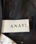 中古・古着 ANAYI (アナイ) フェザーカットジャガードフレア スカート ブラック サイズ:36：17000円