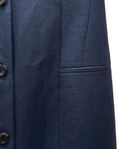 ADEAM（アディアム）ADEAM (アディアム) Lucia Dress / ノースリーブワンピース ネイビー サイズ:4の古着・服飾アイテム
