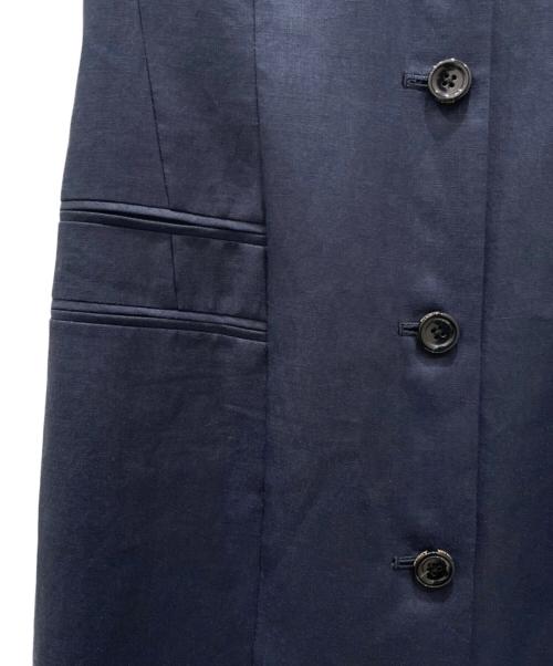 ADEAM（アディアム）ADEAM (アディアム) Lucia Dress / ノースリーブワンピース ネイビー サイズ:4の古着・服飾アイテム