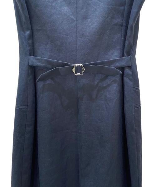 ADEAM（アディアム）ADEAM (アディアム) Lucia Dress / ノースリーブワンピース ネイビー サイズ:4の古着・服飾アイテム