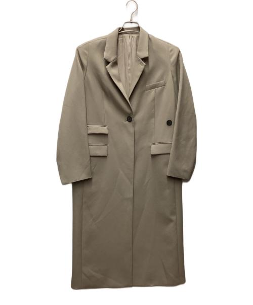 LE CIEL BLEU（ルシェルブルー）LE CIEL BLEU (ルシェルブルー) ロングコート/Tailored Long Coat ベージュ サイズ:36の古着・服飾アイテム