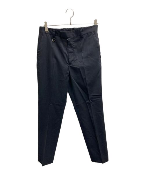 SOPHNET.（ソフネット）SOPHNET. (ソフネット) SUPER 100'S WOOL SHIRRING SLIM FIT SLACKS（スーパー　100'Sウール　シャーリング　スリム　フィット　スラックス） グレー サイズ:Mの古着・服飾アイテム