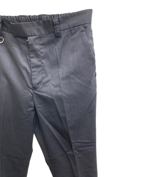 SOPHNET.（ソフネット）SOPHNET. (ソフネット) SUPER 100'S WOOL SHIRRING SLIM FIT SLACKS（スーパー　100'Sウール　シャーリング　スリム　フィット　スラックス） グレー サイズ:Mの古着・服飾アイテム